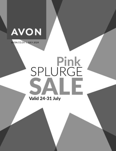 AVON catalogue | AVON Pinksplurgesale catalogue | 2024/07/24 - 2024/07/31