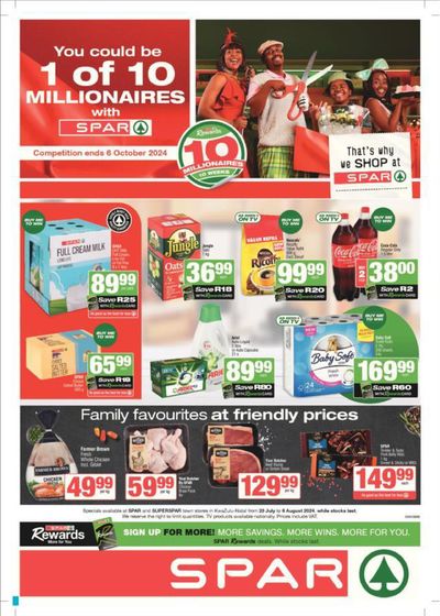 Groceries offers in Pietermaritzburg | Store Specials in Spar | 2024/07/25 - 2024/08/06