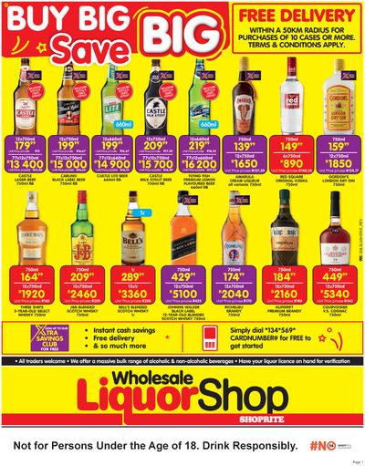 Groceries offers in East London | Shoprite LiquorShop weekly specials in Shoprite LiquorShop | 2024/07/25 - 2024/08/04