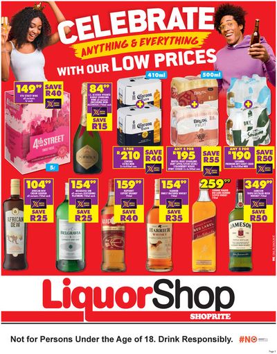 Shoprite LiquorShop catalogue in Brits | Shoprite LiquorShop Savings Gauteng | 2024/07/25 - 2024/08/11