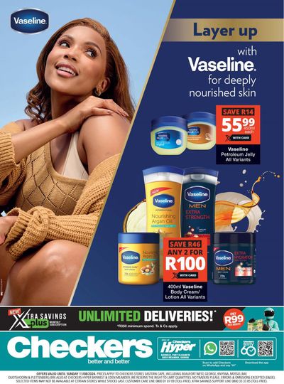 Checkers catalogue | Checkers Vaseline Promotion | 2024/07/25 - 2024/08/11