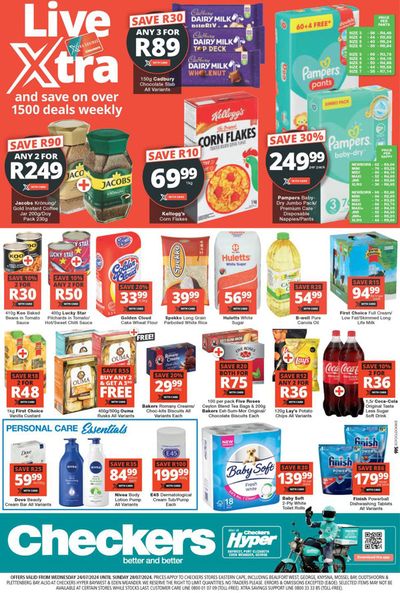Groceries offers in East London | Checkers Xtra Savings  in Checkers | 2024/07/25 - 2024/07/28