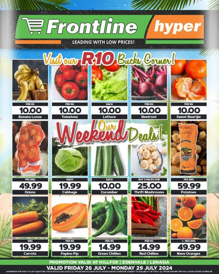 Frontline Hyper catalogue |  4-Day Special | 2024/07/25 - 2024/07/29