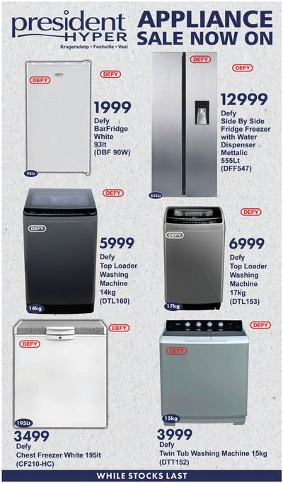President Hyper catalogue | Appliance sale now on! | 2024/07/26 - 2024/07/31