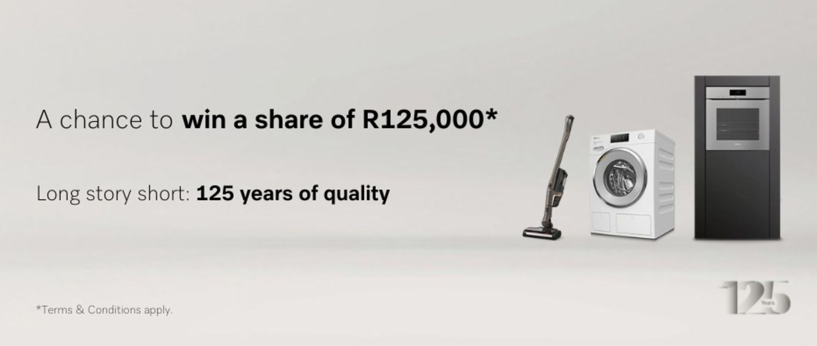 Miele catalogue in Cape Town | Celebrating 125 Years of Miele | 2024/08/01 - 2025/03/31