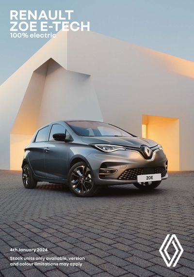 Renault catalogue in Oudtshoorn | RENAULT ZOE E-TECH 100% electric | 2024/08/16 - 2025/08/16