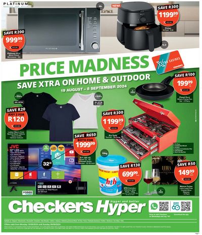 Checkers Hyper catalogue in Durban | Checkers Hypers Only Promotion 19 August - 8 September | 2024/08/19 - 2024/09/08