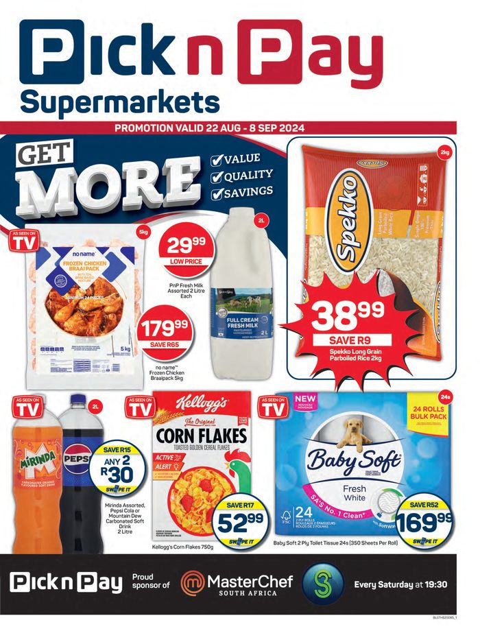 Pick n Pay catalogue | Pick n Pay weekly specials | 2024/08/22 - 2024/09/08