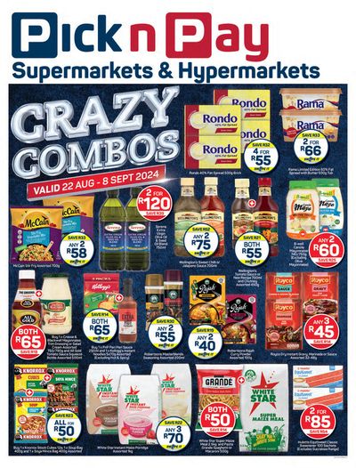 Pick n Pay catalogue | Crazy Combos | 2024/08/22 - 2024/09/08