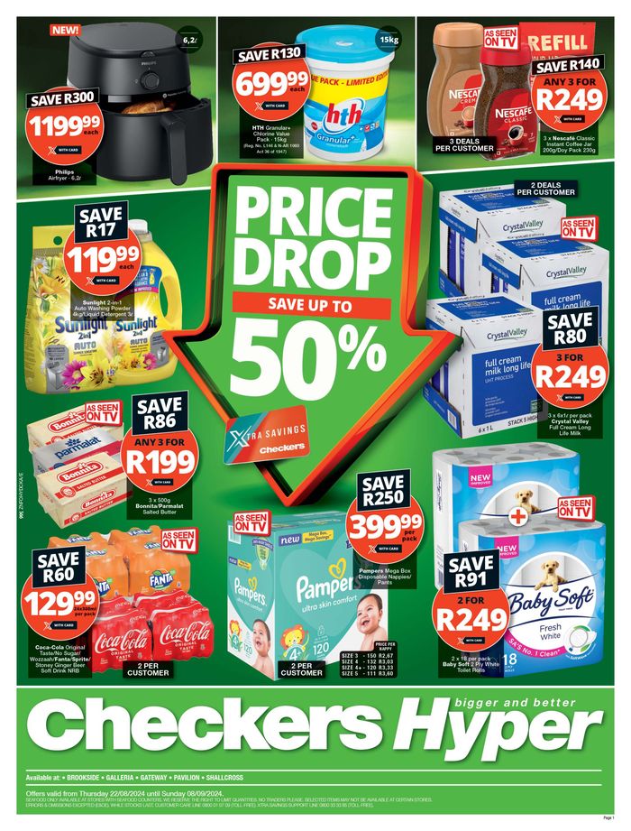 Checkers Hyper catalogue in Durban | Price Drop! | 2024/08/22 - 2024/09/08