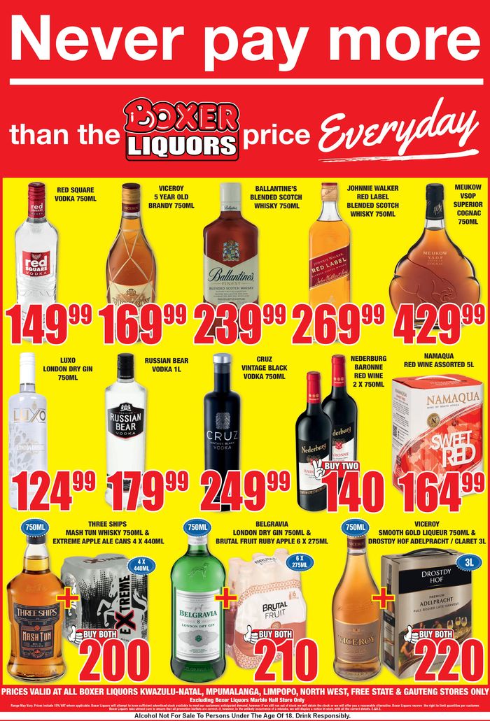 Boxer Liquors catalogue in Lenasia | FS September MM Liquor | 2024/09/09 - 2024/09/22