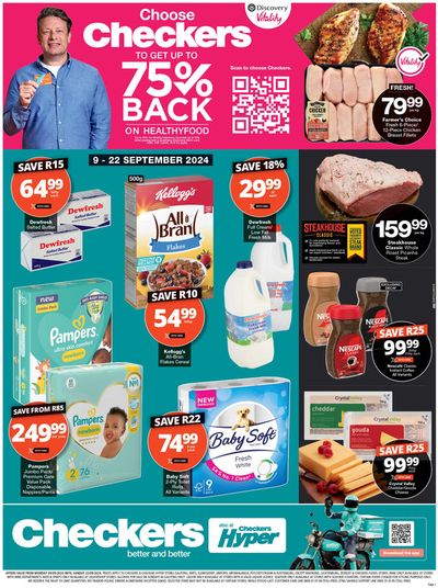 Checkers Hyper catalogue in Roodepoort | Checkers Hyper weekly specials | 2024/09/09 - 2024/09/22