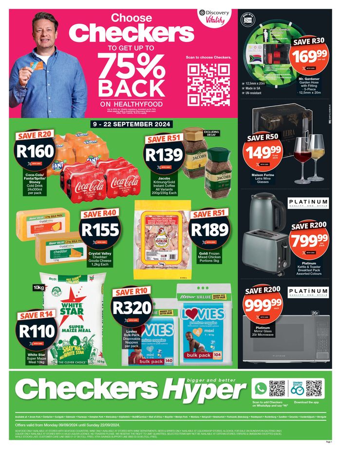 Checkers Hyper catalogue in Roodepoort | Checkers Hyper weekly specials | 2024/09/09 - 2024/09/22