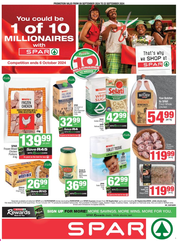 Spar catalogue in Heidelberg (Gauteng) | Specials Spar | 2024/09/09 - 2024/09/22