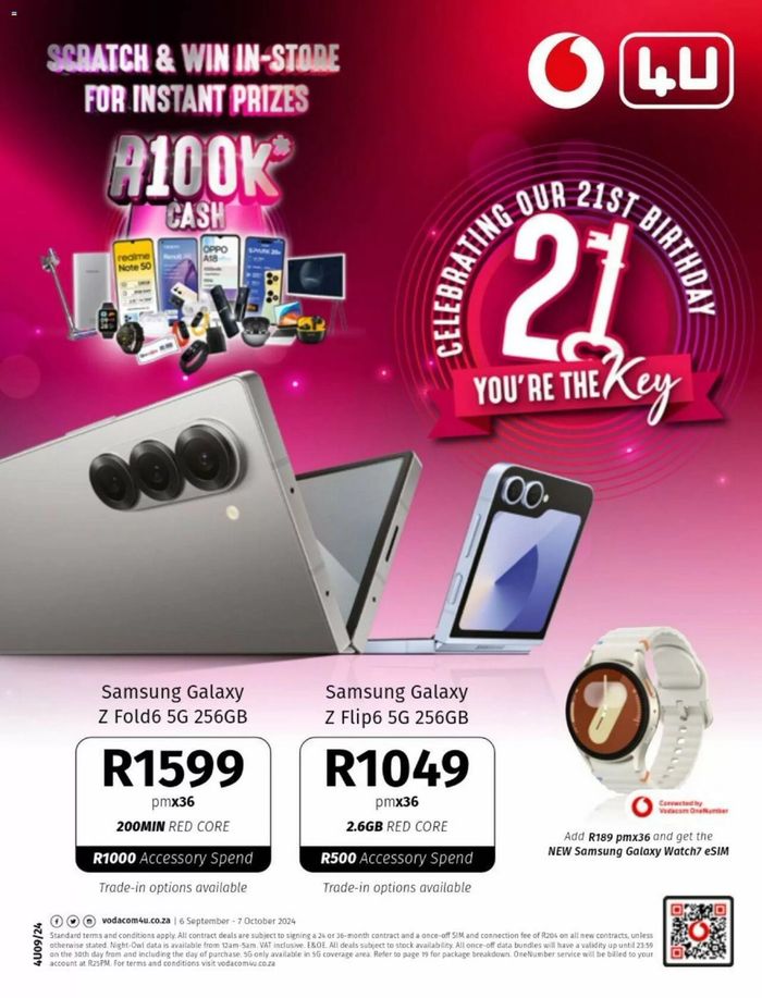 Vodacom catalogue in Sasolburg | September 2024 Digital Catalogue | 2024/09/09 - 2024/10/07