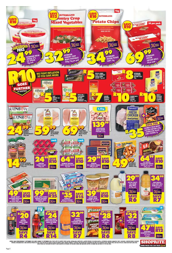 Shoprite catalogue in Brits | Shoprite weekly specials | 2024/09/10 - 2024/09/22