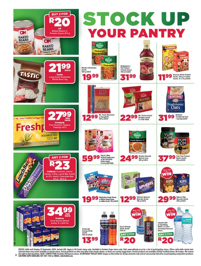 OK Foods catalogue in Uitenhage | OK Foods weekly specials | 2024/09/11 - 2024/09/22