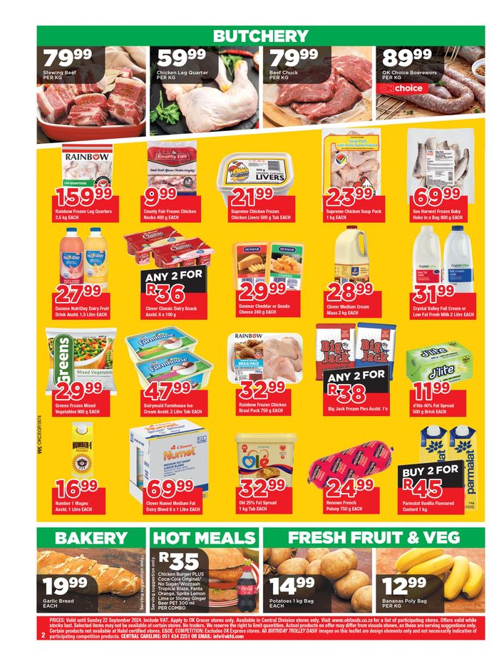 OK Grocer catalogue in Rustenburg | OK Grocer weekly specials | 2024/09/11 - 2024/09/22