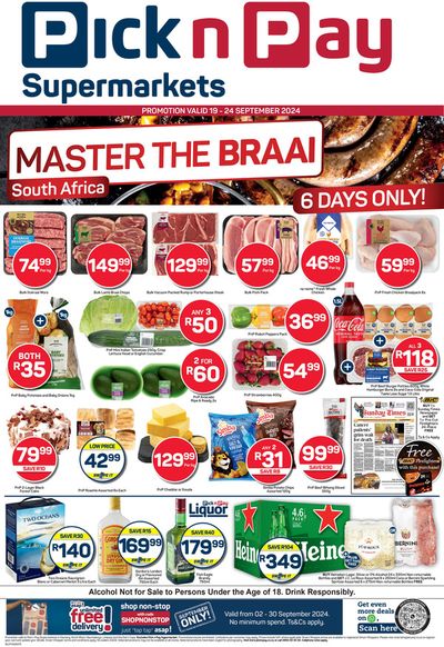 Pick n Pay catalogue in Springs | Master the Braai | 2024/09/19 - 2024/09/24