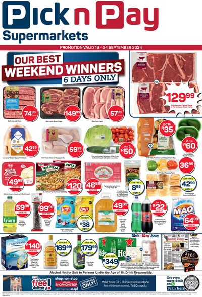 Pick n Pay catalogue in Mitchell's Plain | Pick n Pay weekly specials | 2024/09/19 - 2024/09/24