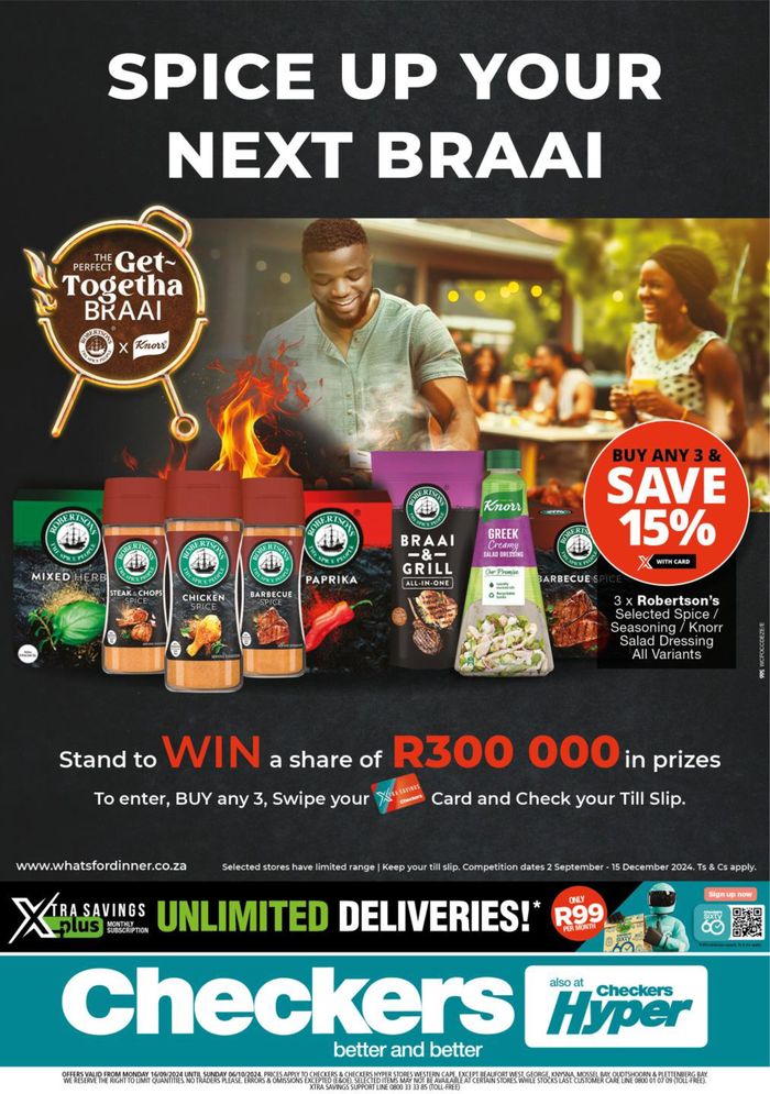 Checkers catalogue in Cape Town | Checkers weekly specials | 2024/09/19 - 2024/10/06