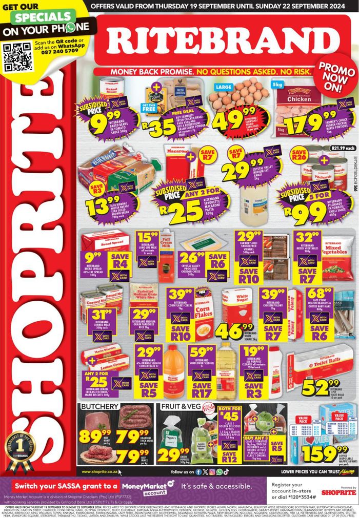 Shoprite catalogue in Mthatha | Shoprite weekly specials | 2024/09/20 - 2024/09/22