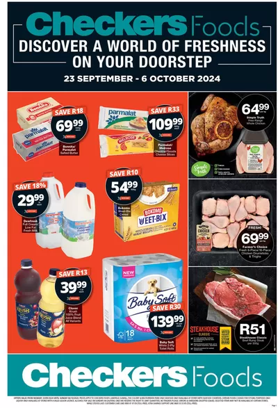 Checkers catalogue in Johannesburg | Checkers weekly specials | 2024/09/23 - 2024/10/06