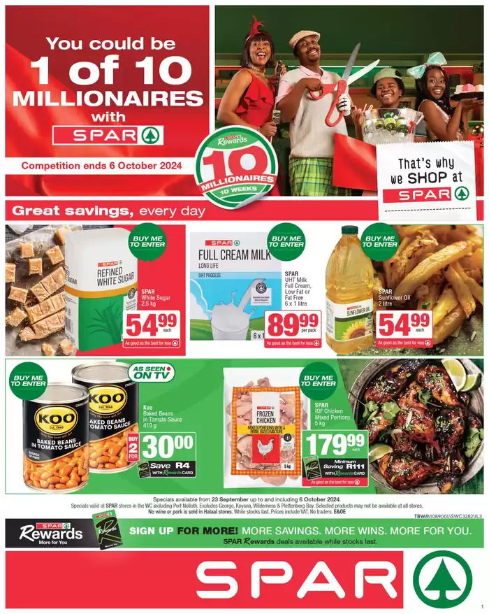 Spar catalogue in Kakamas | Specials Spar | 2024/09/23 - 2024/10/06