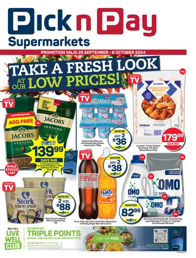 Pick n Pay catalogue in Johannesburg | Pick n Pay weekly specials | 2024/09/25 - 2024/10/06