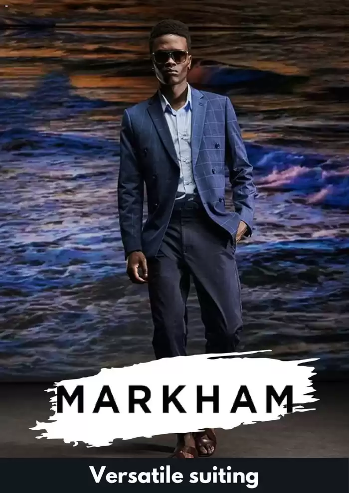 Markham catalogue in Durban | Versatile Suiting. | 2024/10/02 - 2024/11/29