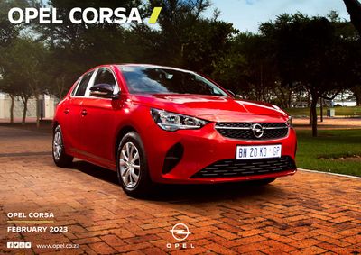 Opel catalogue in Cape Town | Opel - corsa 2023 | 2023/03/31 - 2024/04/01