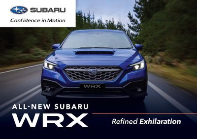 Subaru catalogue in Johannesburg | Subaru WRX Web Brochure | 2023/04/06 - 2024/04/06