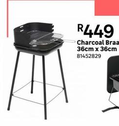 Charcoal barbecue offers at R 449 in Leroy Merlin