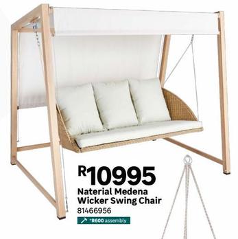 Swing chair offers at R 10995 in Leroy Merlin