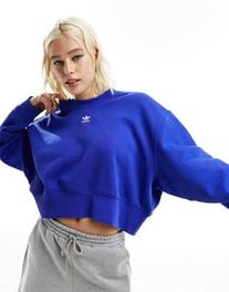 Adidas Originals essentials sweatshirt in blue offers at R 31,5 in Asos