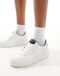 AllSaints Vix leather trainers in white offers at R 129 in Asos