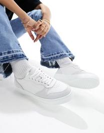 Barbour leather trainers in white offers at R 59,97 in Asos