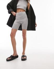 Topshop basic legging short in grey marl offers at R 6,5 in Asos
