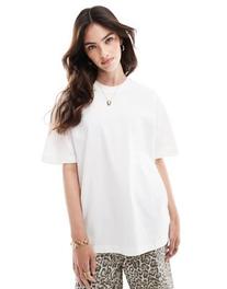 Cotton:On The boxy oversized tee in white offers at R 15 in Asos