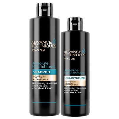 Advance Techniques Absolute Nourishment Shampoo & Conditioner offers at R 129 in AVON