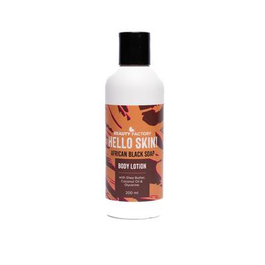 Beauty Factory - Hello Skin! African Black Soap Body Lotion 200ml offers at R 25 in Beauty Factory