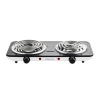 Mellerware Double Hotplate Black & White 2500W offers at R 299,01 in Brights Hardware