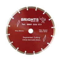 Brights Diamond Blade Segmented 230MM offers at R 199,95 in Brights Hardware