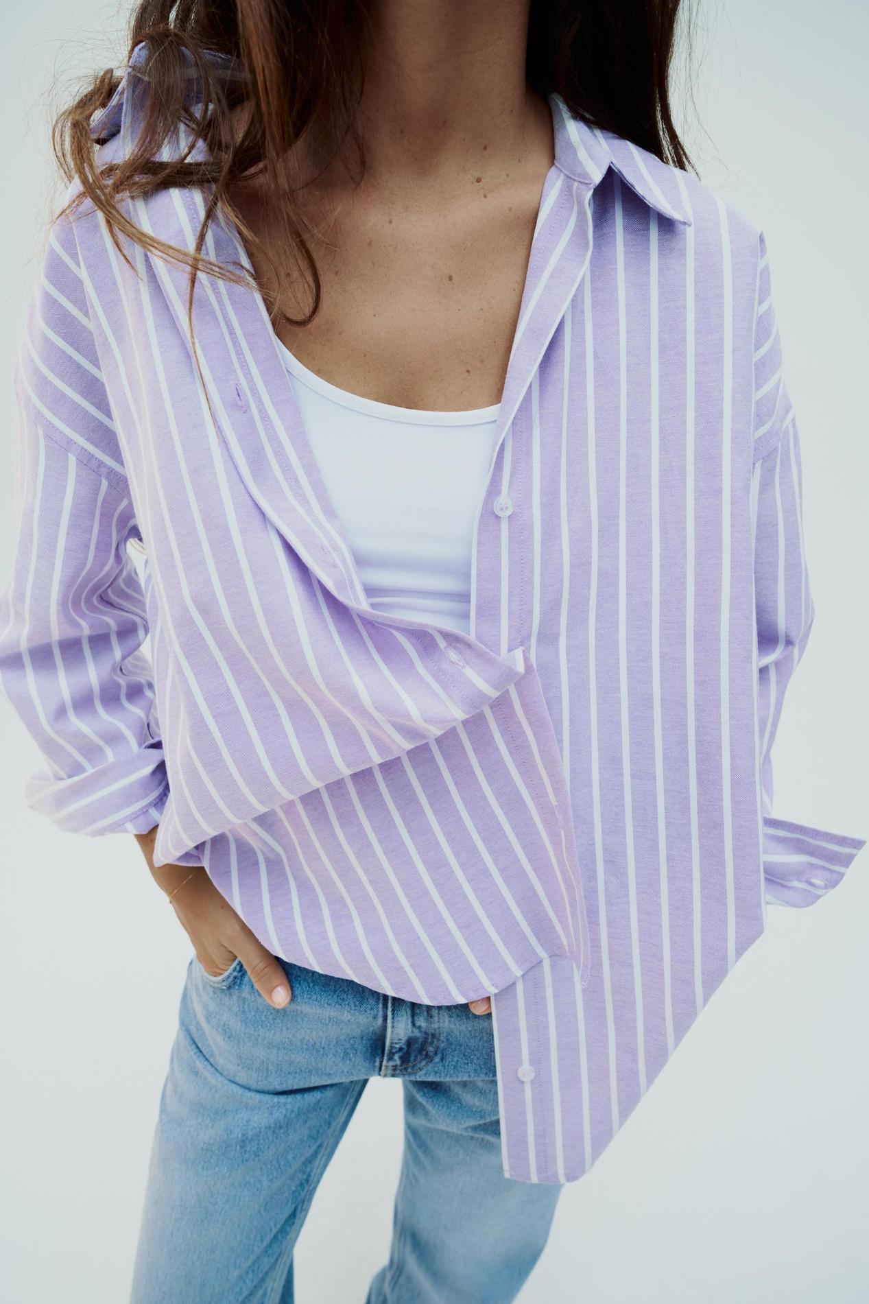 STRIPED OXFORD SHIRT offers at R 679 in ZARA