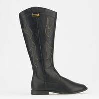 Bata Ladies Black Detailed Long Boot offers at R 374 in Zando