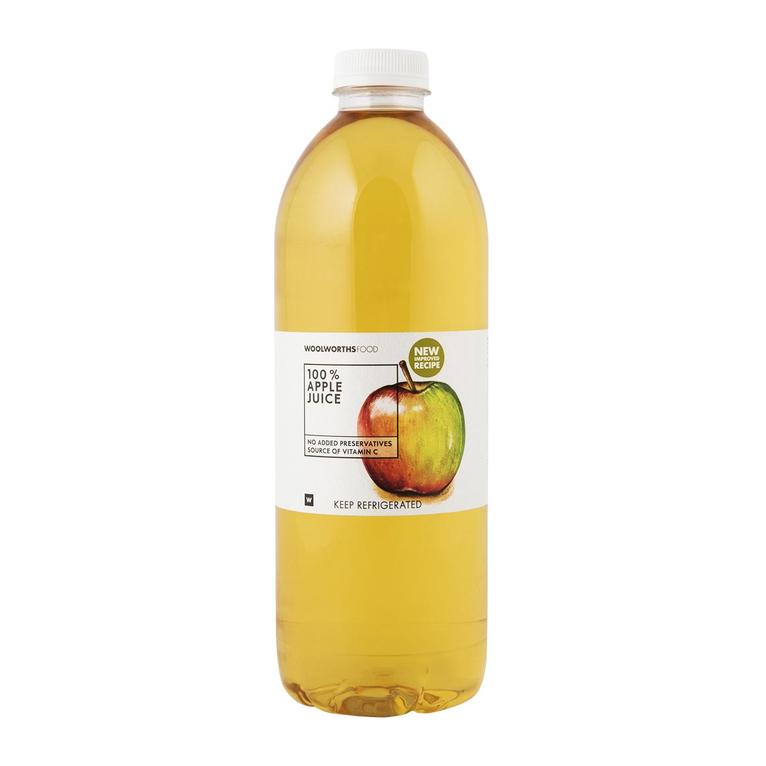 100 % Apple Juice 1.5 L offers at R 66,99 in Woolworths