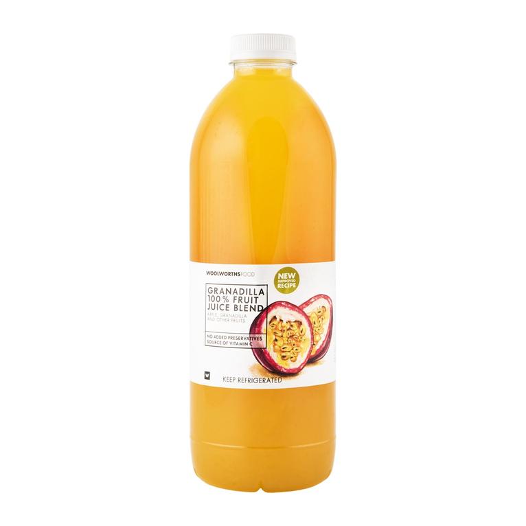 100 % Granadilla Fruit Juice Blend 1.5 L offers at R 66,99 in Woolworths