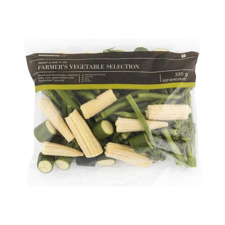 Farmer's Vegetable Selection 330 g offers at R 49,99 in Woolworths