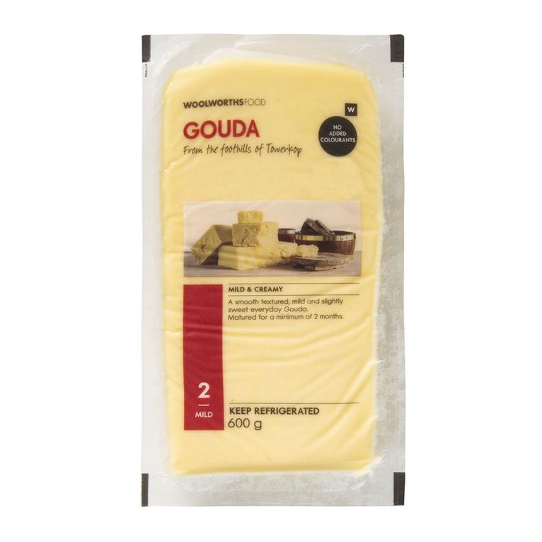 White Gouda Cheese 600 g offers at R 114,99 in Woolworths