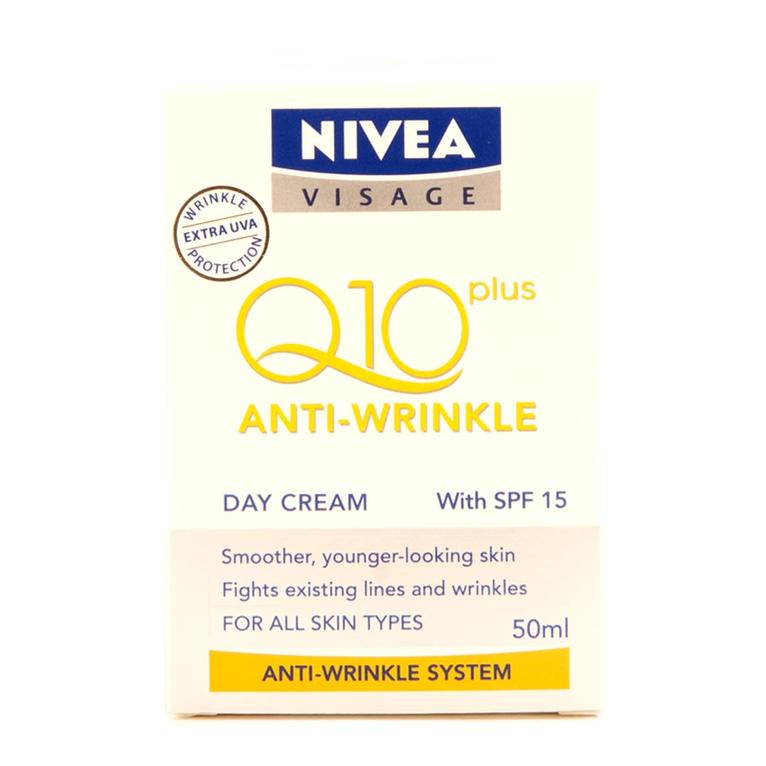 Nivea Visage Q10 Plus Anti- Wrinkle Day Cream 50 ml offers at R 249,99 in Woolworths
